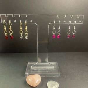 Elegant Gold and Silver Earrings Set
